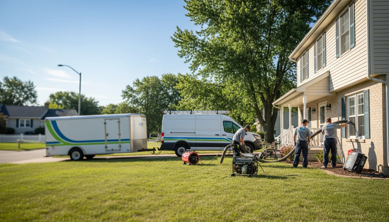 Flooded Basement Restoration And Cleanup With Repair in Chisholm, MN near me